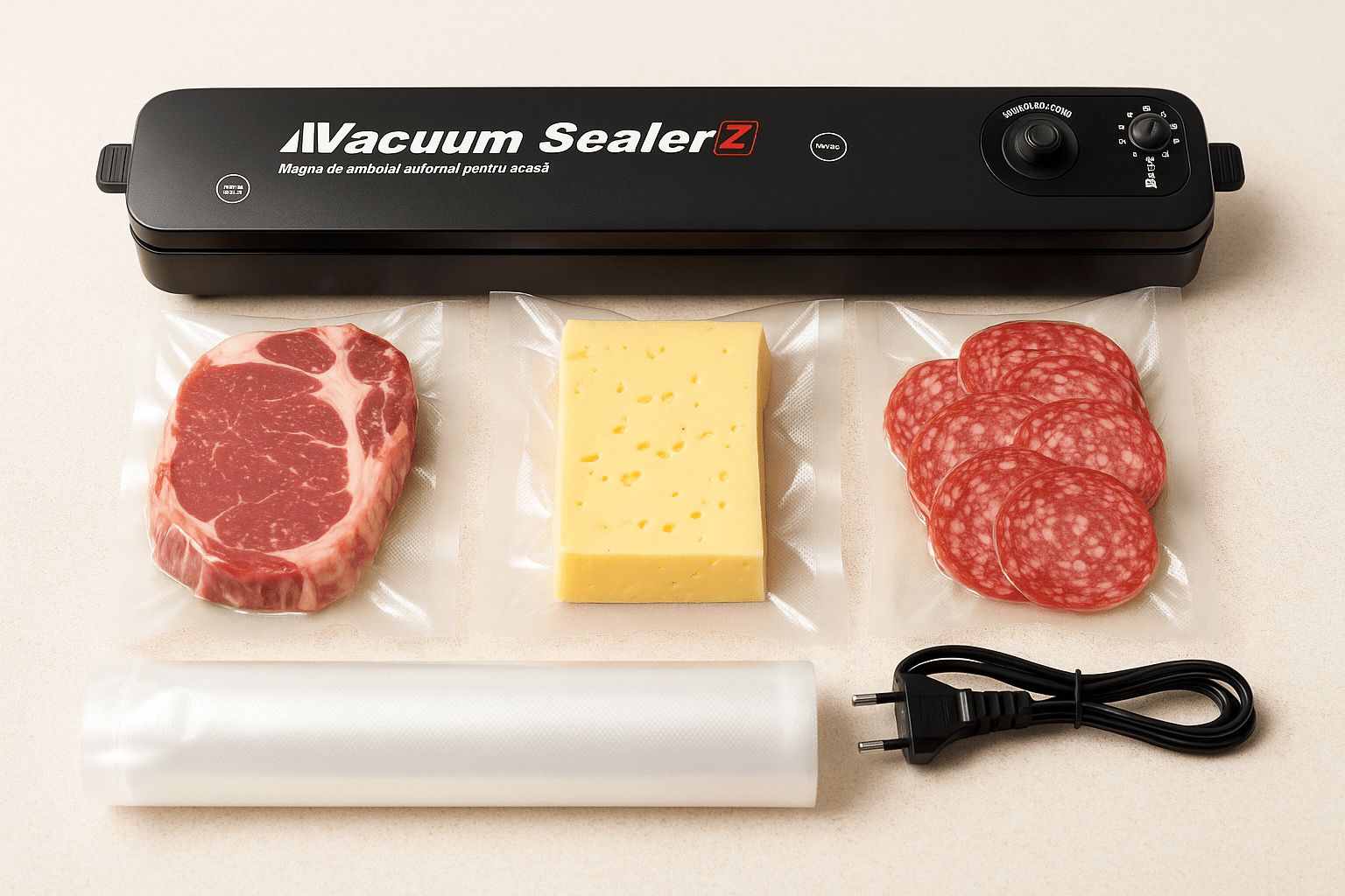 Aparat de Vidat Alimente Vacuum Sealer Z, 90W - trendyo.ro