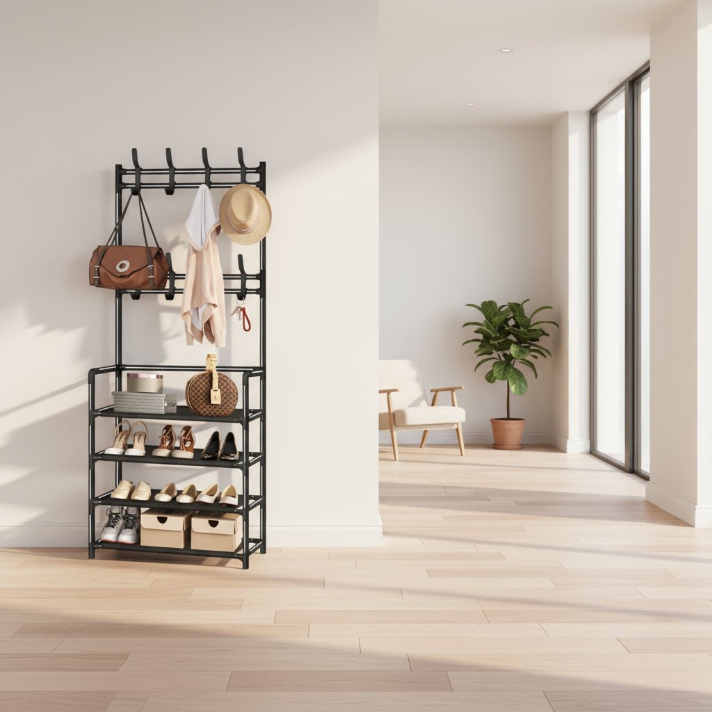 Cuier Practic cu 4 Rafturi pentru Pantofi - trendyo.ro