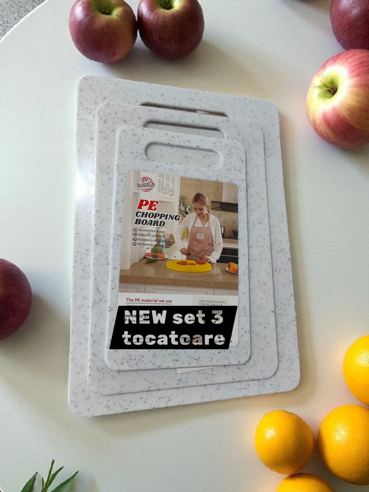 Set 3 Tocatoare din Plastic Premium – Rezistente, Igienice și Ușor de Curățat - trendyo.ro