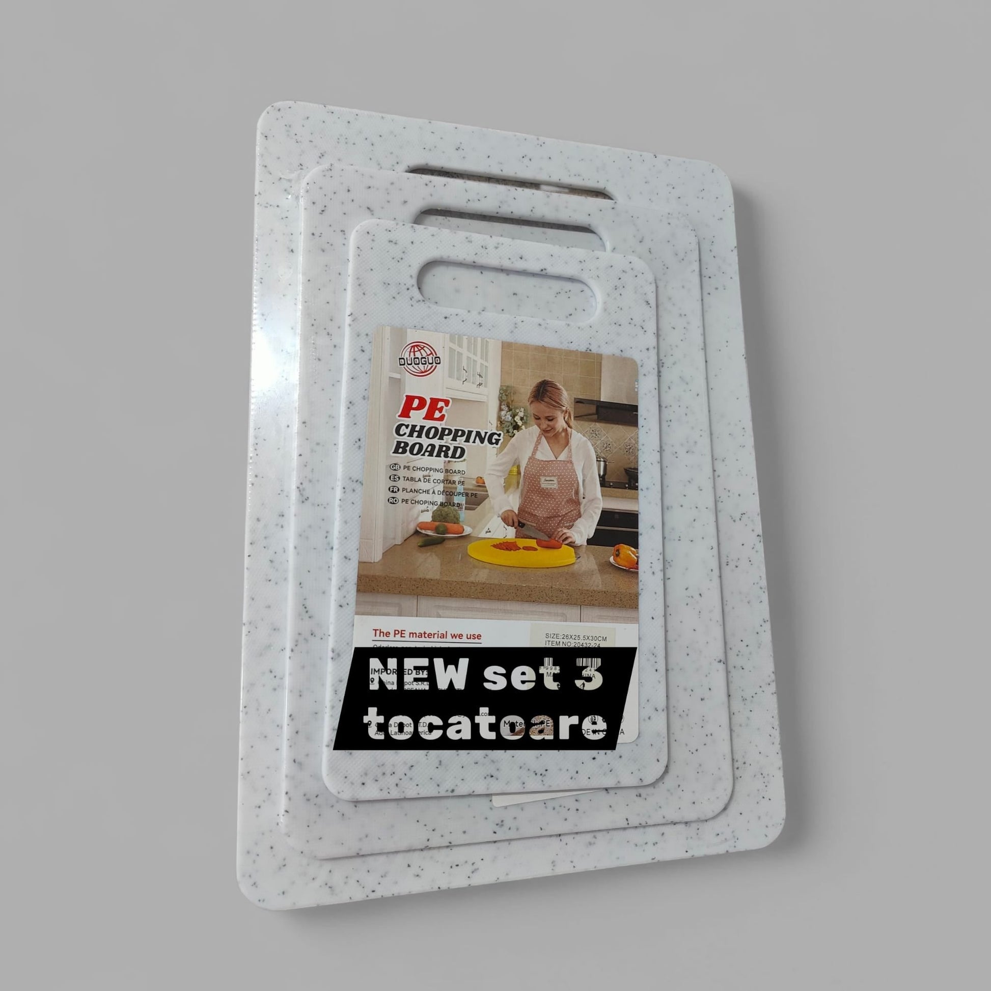 Set 3 Tocatoare din Plastic Premium – Rezistente, Igienice și Ușor de Curățat - trendyo.ro