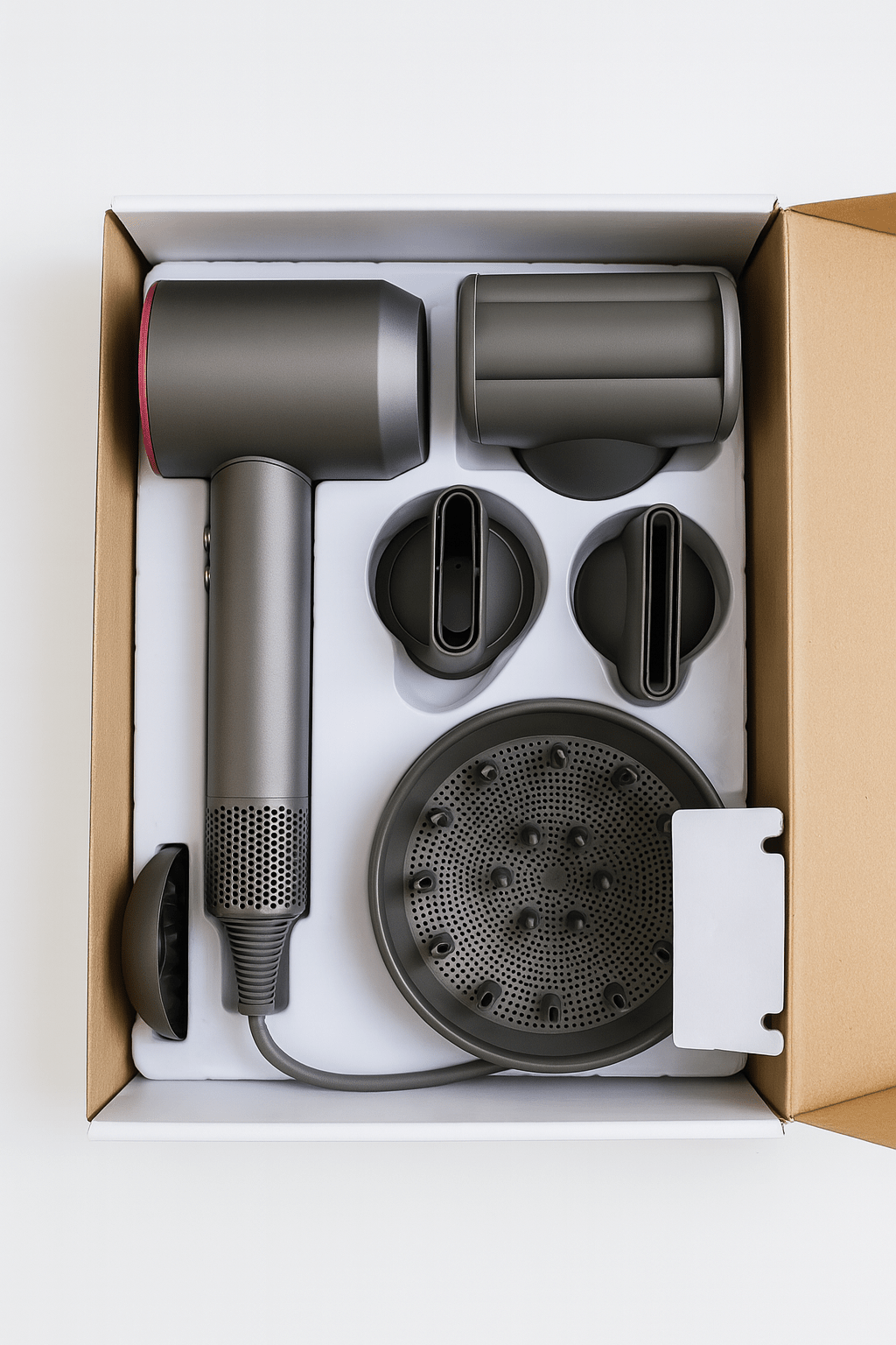 Uscator de Par cu 5 accesorii Selani Profesional, 4 Trepte de Temperatura - trendyo.ro