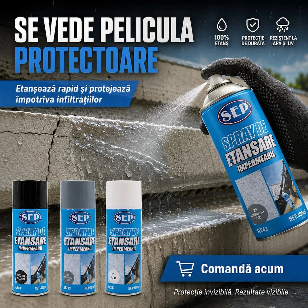 1+1 GRATIS Spray Etanșare Cauciucat