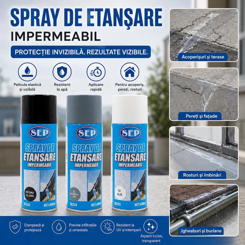 1+1 GRATIS Spray Etanșare Cauciucat