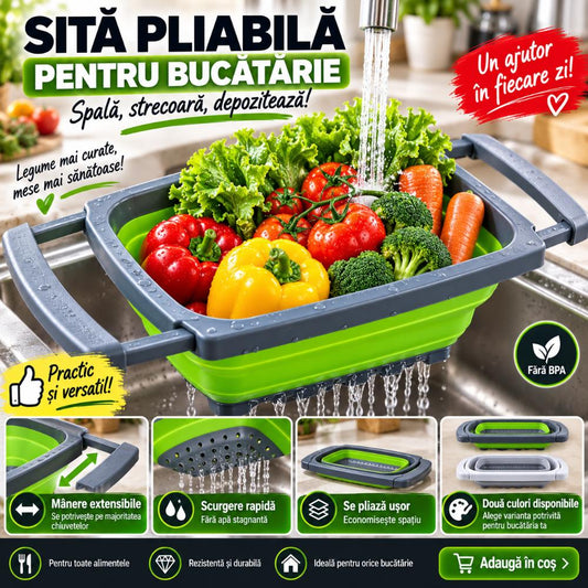 Sita pliabilă pentru bucătărie