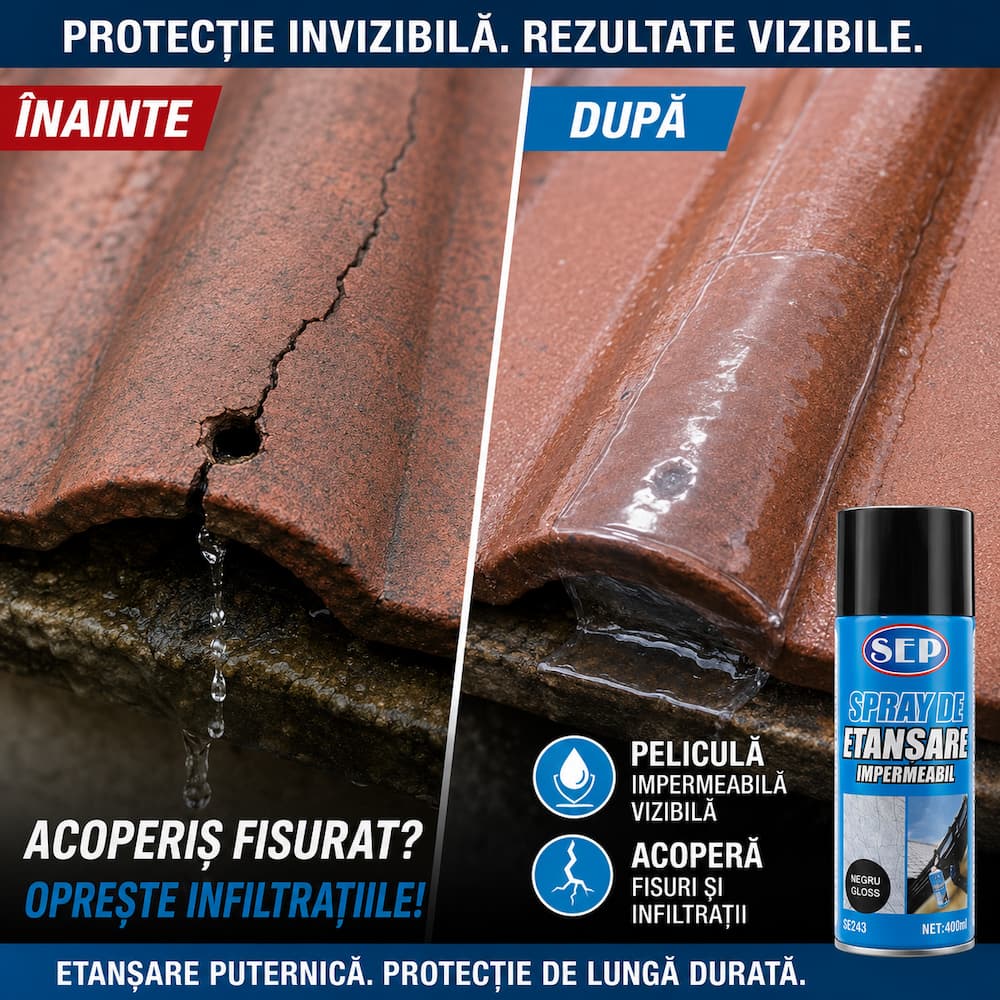 1+1 GRATIS Spray Etanșare Cauciucat