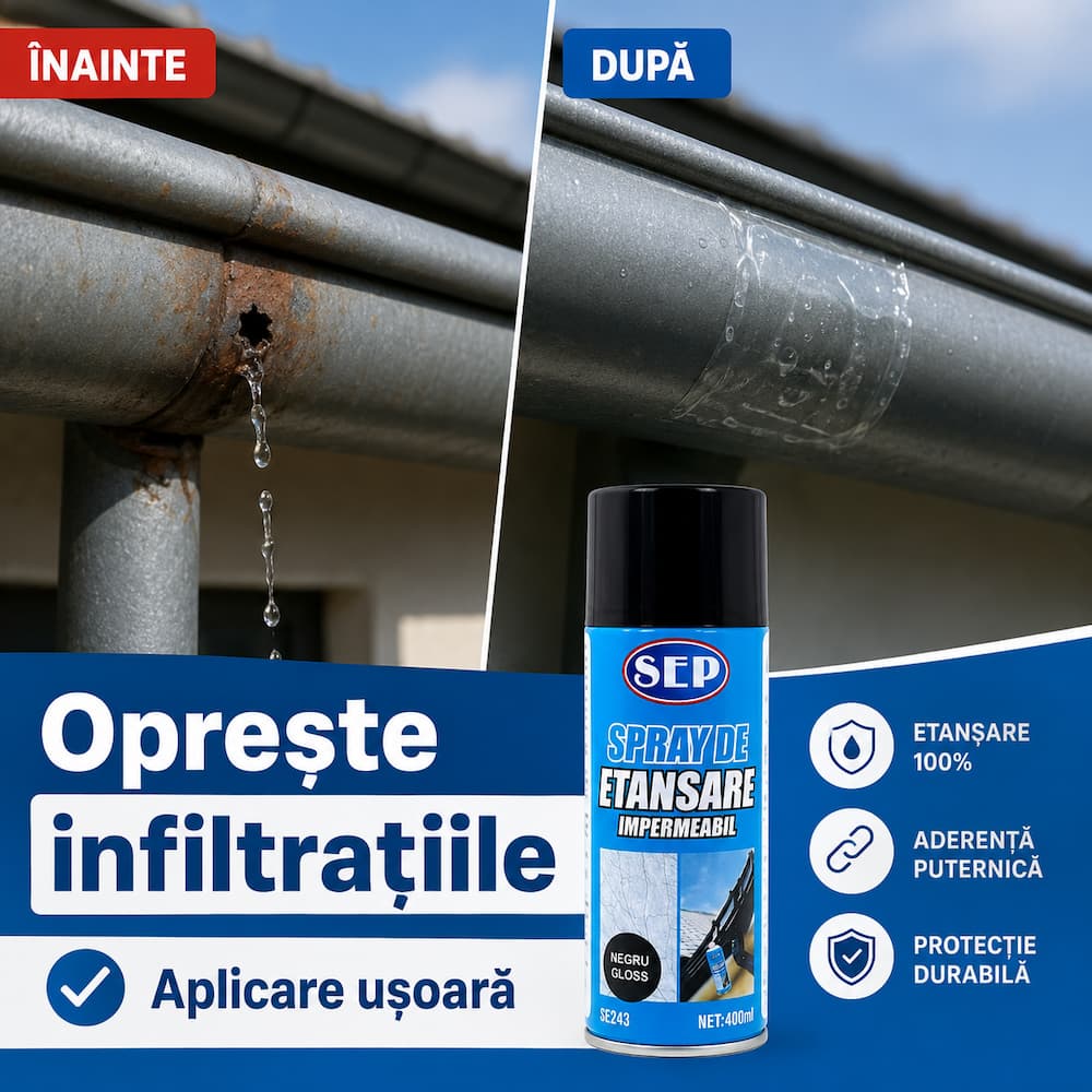 1+1 GRATIS Spray Etanșare Cauciucat