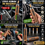 Scrumiera Portabila Auto/spatii inchise Din Lemn