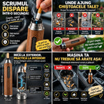 Scrumiera Portabila Auto/spatii inchise Din Lemn