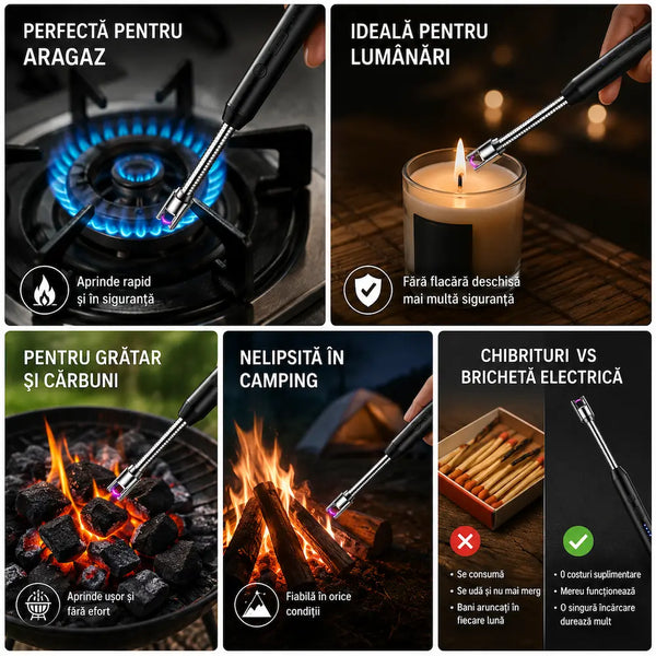 Brichetă Electrică USB Outdoor Compactă