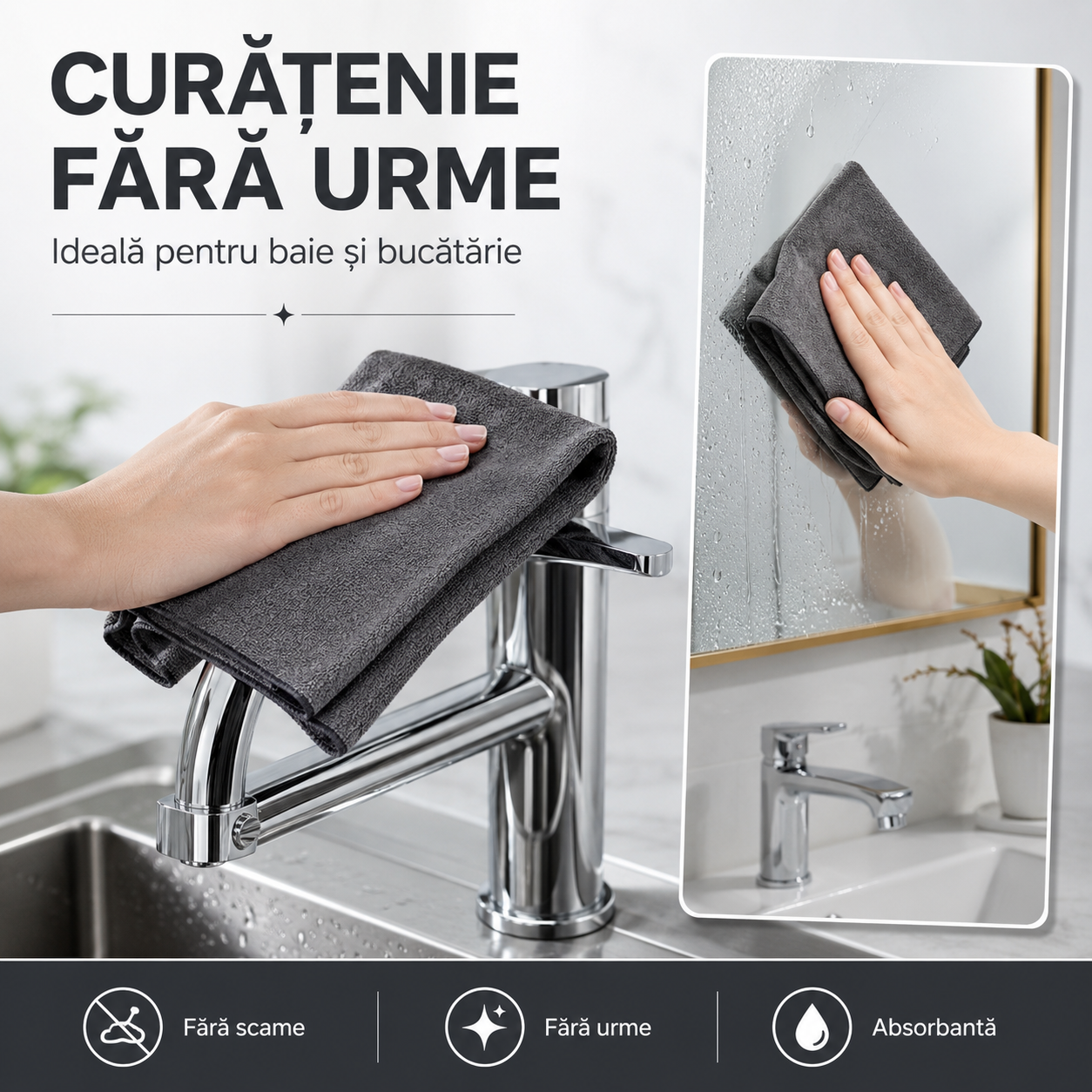 Laveta LAVORA Microfibră Curățare Universală