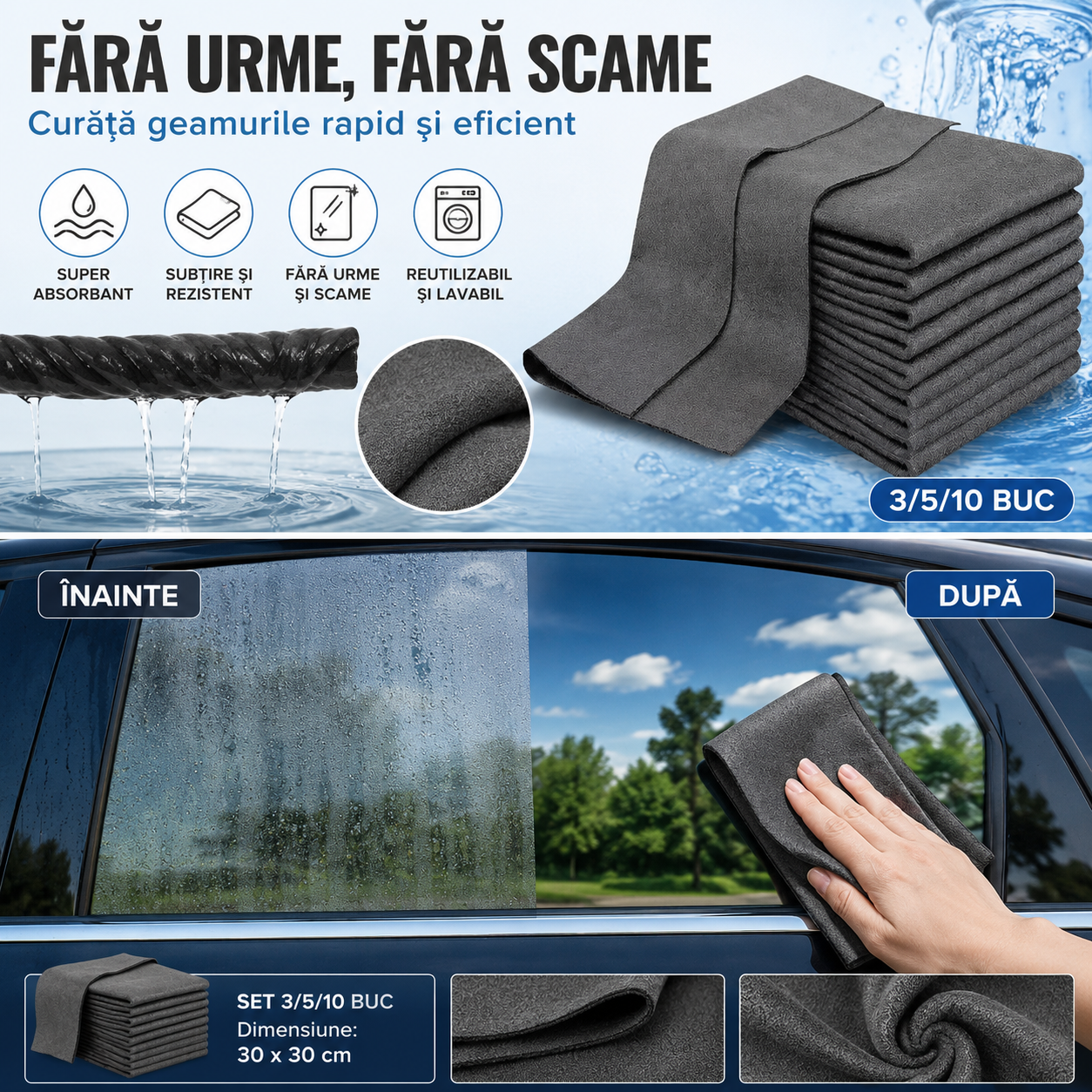 Laveta LAVORA Microfibră Curățare Universală