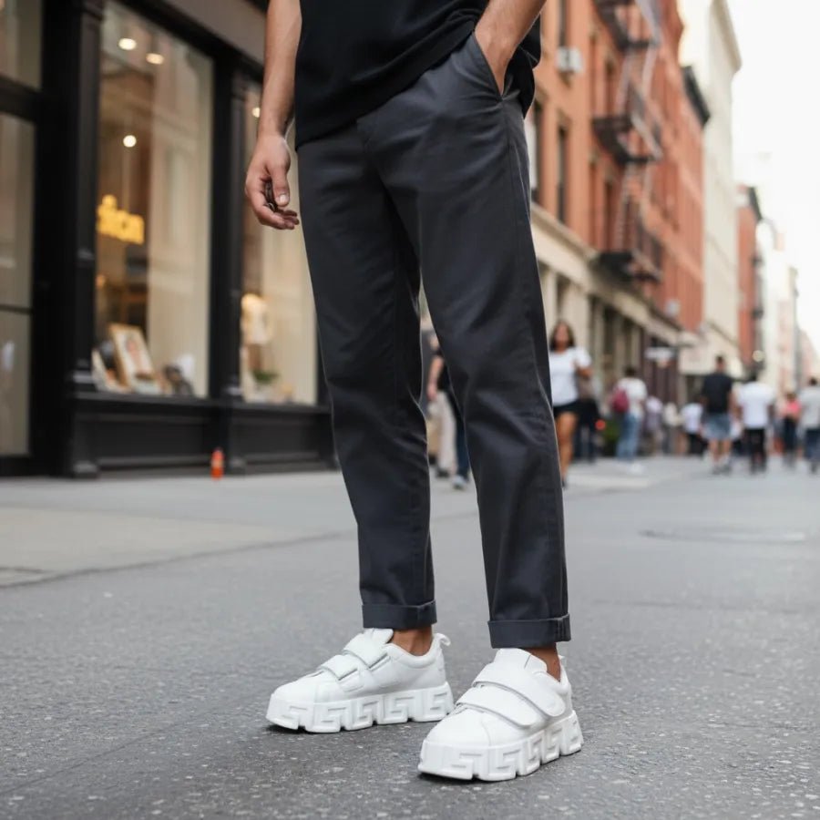 Adidasi barbati VSC Greca albi, cu arici 092 T2 - 4 - trendyo.ro