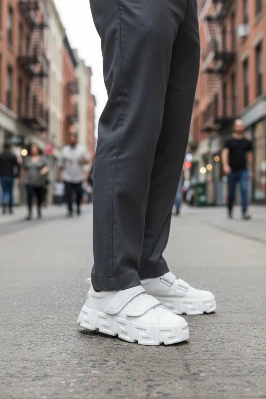 Adidasi barbati VSC Greca albi, cu arici 092 T2 - 4 - trendyo.ro