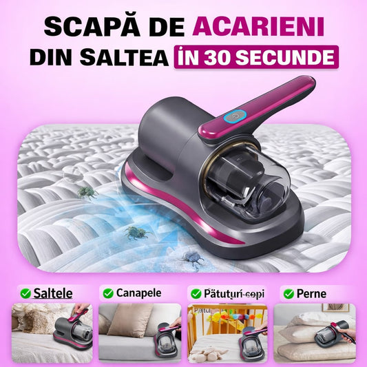 Aspirator Portabil Anti - Acarieni pentru Saltele si canapele - trendyo.ro