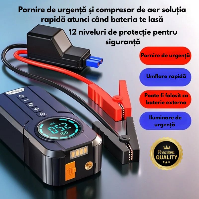Compresor de Aer Portabil Multifuncțional - trendyo.ro