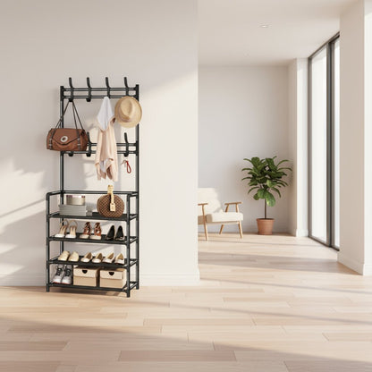 Cuier Practic cu 4 Rafturi pentru Pantofi - trendyo.ro