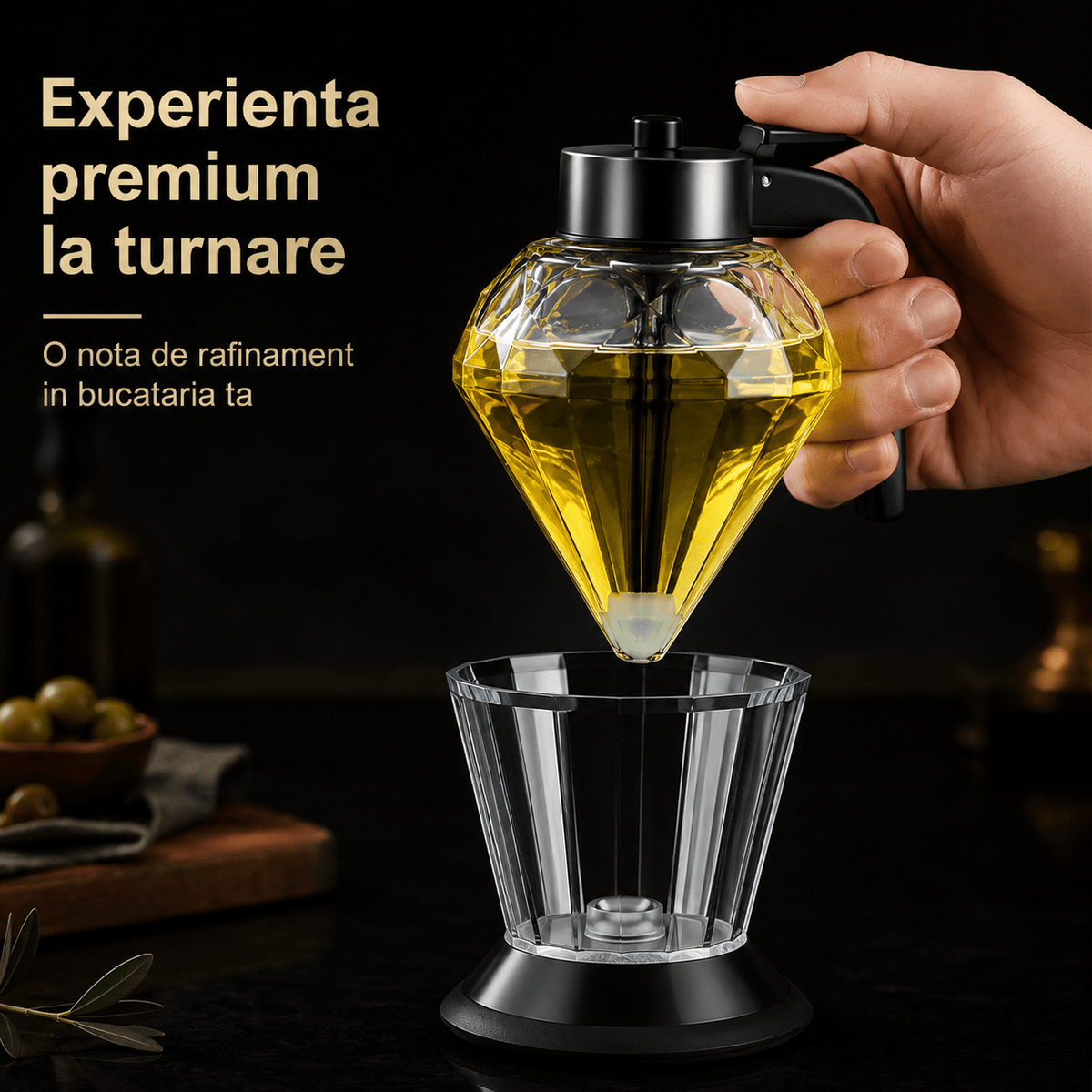 Dozator Universal Diamant Elegant Sticlă - trendyo.ro