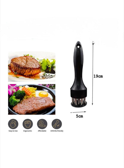 Fragezitor carne cu tije de inox 1+1 GRATUIT SI ASCUTITOR CADOU - trendyo.ro