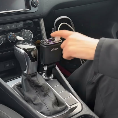 Încărcător Auto Magic 4 in 1 cu Lumină - trendyo.ro