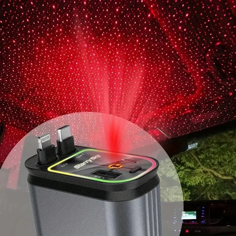 Încărcător Auto Magic 4 in 1 cu Lumină - trendyo.ro