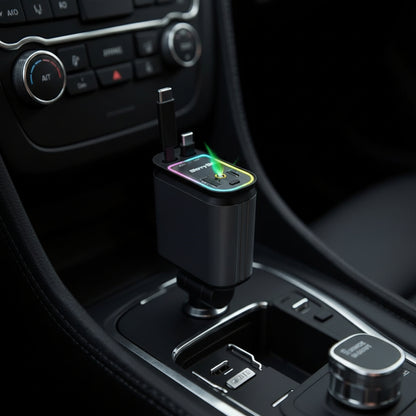 Încărcător Auto Magic 4 in 1 cu Lumină - trendyo.ro