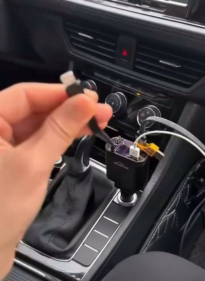 Încărcător Auto Magic 4 in 1 cu Lumină - trendyo.ro