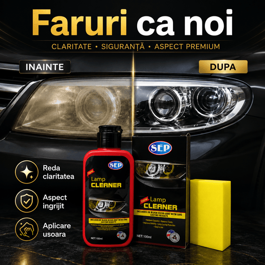 Kit Restaurare Faruri Auto - Reda Claritatea in 5 Minute - trendyo.ro