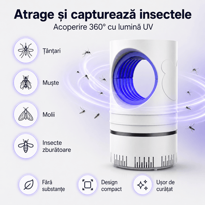 Lampă Electrica Insecte LED - UV - trendyo.ro