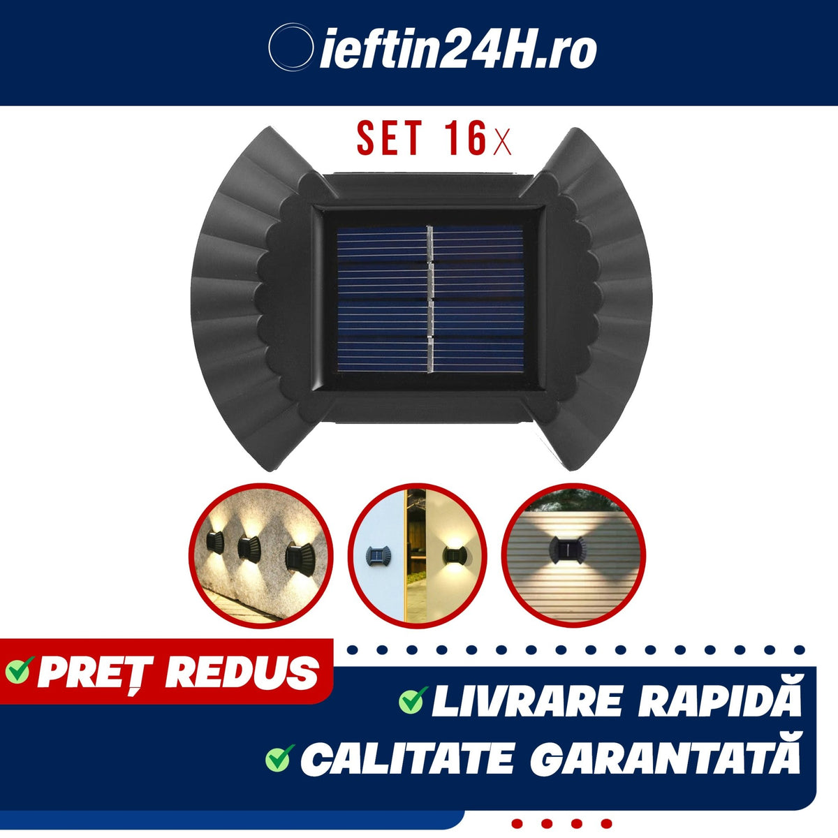 Lămpi Solare în Formă de Scoică - trendyo.ro