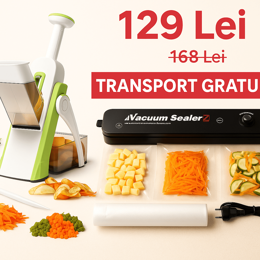 Razatoare/tocator legume si fructe manuala,pliabila,mandolina 4 functii culoare verde si alb - trendyo.ro