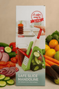 Razatoare/tocator legume si fructe manuala,pliabila,mandolina 4 functii culoare verde si alb - trendyo.ro