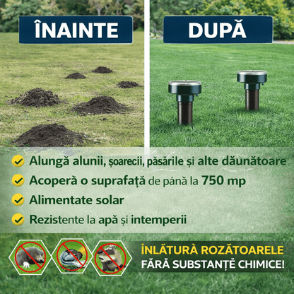 Repelent Solar Ultrasonic Grădină - trendyo.ro