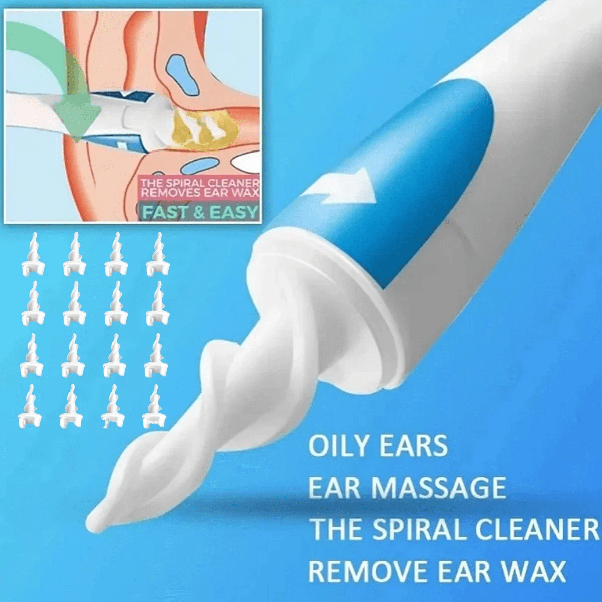 SpiralClean Curăță Urechi Rapid - trendyo.ro