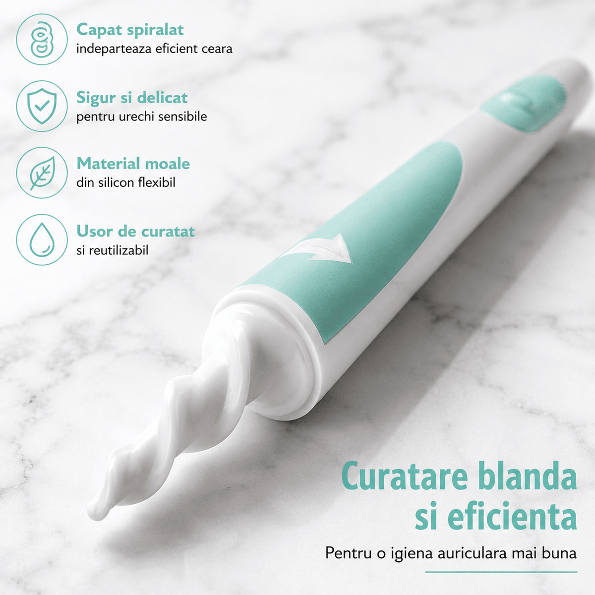 SpiralClean Curăță Urechi Rapid - trendyo.ro