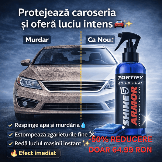 Spray Protecție Stralucire Rapidă Auto Ceramică - trendyo.ro