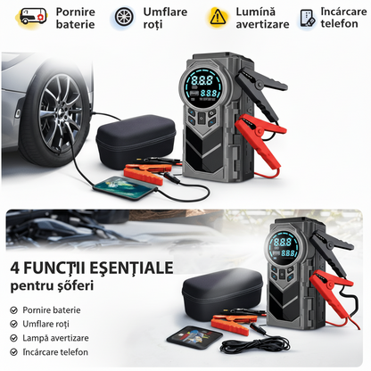 Starter/Compresor auto multifuncțional - trendyo.ro