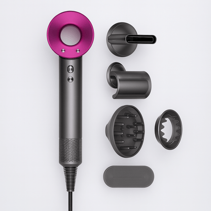 Uscator de Par cu 5 accesorii Selani Profesional, 4 Trepte de Temperatura - trendyo.ro